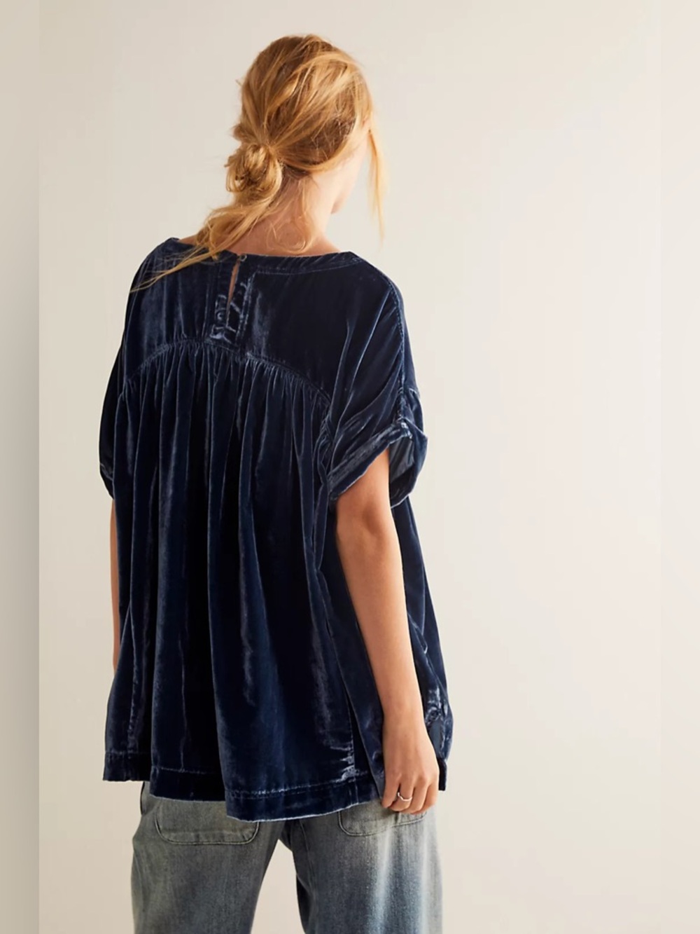 Free People Moon City Velvet Blue - Picture 3 of 7
